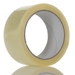 RS PRO Transparent Packing Tape, 66m x 48mm