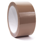 RS PRO Brown Packing Tape, 66m x 48mm