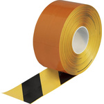 Brady Black/Yellow Vinyl 30.48m Lane Marking Tape, 1.27mm Thickness
