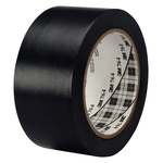 3M Scotch 764 Black Vinyl 33m Lane Marking Tape, 0.125mm Thickness