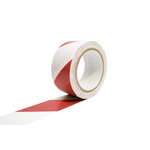 Coba Europe Red/White PVC 33m Hazard Tape