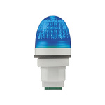 RS PRO Blue Steady Beacon, 12 V ac/dc, 24 V ac/dc, Panel Mount, LED Bulb, IP66