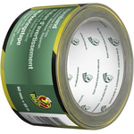 DUCK TAPE 223533 Black/Yellow PVC Film 66m Hazard Tape, 0.04mm Thickness