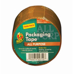 DUCK TAPE 224530 Brown Packing Tape, 25m x 50mm