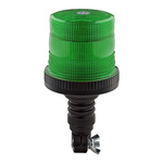 RS PRO Green Flashing Beacon, 10 → 110 V, Base Mount, LED Bulb