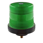 RS PRO Green Flashing Beacon, 10 → 110 V, Base Mount, LED Bulb