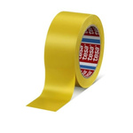 Tesa Yellow PVC 33m Hazard Tape, 0.15mm Thickness