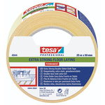 Tesa White Cloth 25m Floor Tape, 0.2mm Thickness