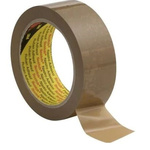 3M 6890 6890 Clear, Tan Packing Tape, 66m x 50mm