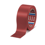 Tesa Red PVC 33m Floor Tape, 0.15mm Thickness