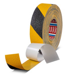 Tesa Black, Yellow PVC Film 18m Adhesive Anti-slip Tape, 1.365mm Thickness