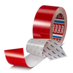 Tesa Red PET 50mm Floor Tape, 0.175mm Thickness