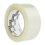 3M Scotch 311+ 7100220358 Transparent Packing Tape, 990m x 48mm