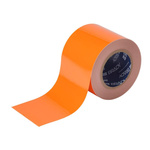 Brady Orange Rubber 30.48m Floor Tape, 0.2mm Thickness