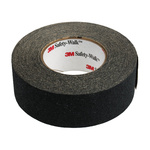 3M Safety-Walk 600 Black Polypropylene 18m Hazard Tape, 0.76mm Thickness