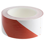 Brady Red/White PVC 33m Lane Marking Tape, 0.138mm Thickness