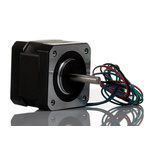 RS PRO Hybrid, Permanent Magnet Stepper Motor, 2.2mNm Torque, 2.8 V, 0.9°, 42.3 x 42.3mm Frame, 5mm Shaft