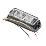 RS PRO Red Flashing Light Module, 12 V dc, 24 V dc, Surface Mount, Wall Mount, LED Bulb, IP67