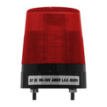 RS PRO Red Flashing Beacon, 10 → 100 V dc, Screw Mount, LED Bulb, IP67
