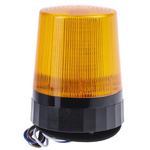 RS PRO Amber Flashing Beacon, 110 → 230 V ac, Screw Mount, LED Bulb, IP67