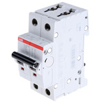 ABB System Pro M Compact S200M MCB, 2P, 8A Curve C, 440V AC, 125V DC, 10 kA Breaking Capacity