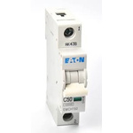 Eaton MEMShield MCB, 1P, 50A Curve C, 230V AC, 48V DC, 10 kA Breaking Capacity