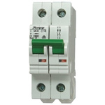 Kopp GREEN ELECTRIC MCB, 2P, 25A Curve C, 230 → 400V AC, 60V DC, 10 kA Breaking Capacity