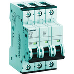 Siemens Sentron 5SY7 MCB, 3P, 2A Curve C, 400V AC, 15 kA Breaking Capacity