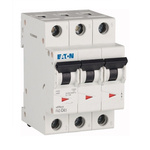 Eaton xEffect MCB, 3P, 4A Curve C, 400V AC, 60V DC, 10 kA Breaking Capacity