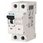 Eaton xEffect MCB, 2P, 6A Curve C, 230 → 400V AC, 6 kA Breaking Capacity