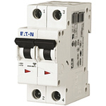 Eaton xEffect MCB, 2P, 16A Curve D, 230 → 400V AC, 6 kA Breaking Capacity