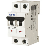 Eaton xEffect MCB, 2P, 6A Curve D, 230 → 400V AC, 6 kA Breaking Capacity