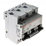 Lovato ModuLo P2MB MCB, 3P, 125A Curve C, 230V AC, 60V DC, 10 kA Breaking Capacity