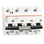 Lovato ModuLo P2MB MCB, 4P, 100A Curve C, 230V AC, 60V DC, 10 kA Breaking Capacity