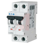Eaton xEffect MCB, 2P, 2A Curve D, 240 → 415V AC, 10 kA Breaking Capacity