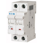 Eaton xPole PXL, S200 MCB, 2P, 500mA Curve C, 400V AC, 48V DC, 10 kA Breaking Capacity
