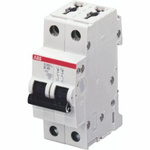 ABB System Pro M Compact S200L MCB, 2P, 16A Curve C, 400V AC, 6 kA Breaking Capacity