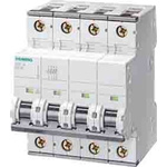 Siemens SENTRON 5SY4 MCB, 4P, 300mA Curve D, 400V AC, 72V DC, 5 kA Breaking Capacity