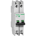 Schneider Electric Multi 9 C60BPR MCB, 2P, 15A Curve D, 10 kA Breaking Capacity