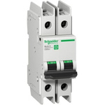 Schneider Electric Multi 9 MCB, 2P, 2A Curve C, 10 kA Breaking Capacity