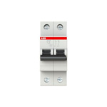 ABB Compact Home SH200 MCB, 2P, 16A Curve C, 400V AC, 400V DC, 6 kA Breaking Capacity