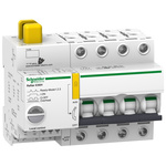 Schneider Electric Acti 9 A9C MCB, 4P, 16A, 500V AC, 15 kA Breaking Capacity