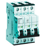 Siemens Sentron 5SY7 MCB, 3P, 16A Curve B, 400V AC, 15 kA Breaking Capacity