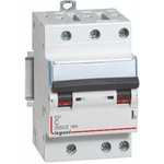 Legrand DX Range DX3 MCB, 3P, 10A Curve C, 230V AC, 10 kA Breaking Capacity