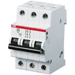 ABB System Pro M Compact S200 MCB, 3P, 25A Curve B, 400V AC, 6 kA Breaking Capacity