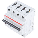 ABB System Pro M Compact S200 MCB, 4P, 16A Curve C, 400V AC, 110V DC, 6 kA Breaking Capacity