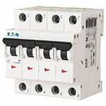 Eaton xEffect MCB, 4P, 6A Curve B, 230 → 400V AC, 6 kA Breaking Capacity