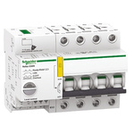 Schneider Electric Acti 9 iC60N MCB, 4P, 10A Curve C, 220 → 240V AC, 24V DC, 6 kA Breaking Capacity