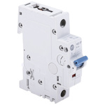 Allen Bradley 1492 1492-SPM MCB Mini Circuit Breaker, 1P, 2A Curve B, 277V AC, 48V DC, 15 kA Breaking Capacity