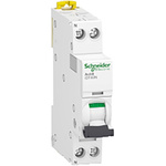 Schneider Electric Acti 9 Acti9 iDT40N MCB, 1P, 25A Curve D, 230V AC, 10 kA Breaking Capacity